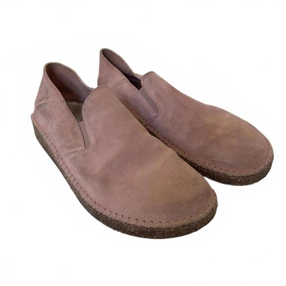 Birkenstock Callan Suede Leather Loafer Shoes Slip On Pink Size 40 Women's US 9 - Picture 4 of 9